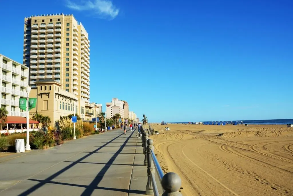 King Neptune statue at Virginia Beach boardwalk