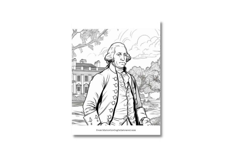 Free Virginia Coloring Pages Easy Download Historic Virginia Travel