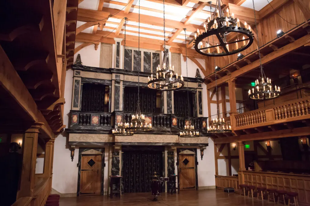 Shakespearean hall in san francisco, california.